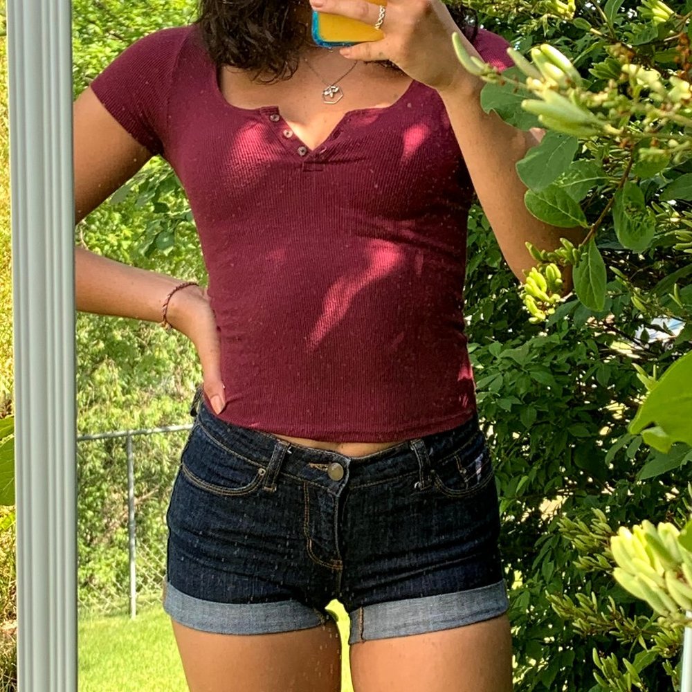BDG Dark Wash Jean Shorts